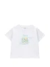Knot Graphic-print T-shirt In White
