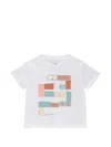 Knot Graphic-print T-shirt In White