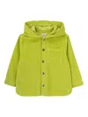 Knot Harrison Hooded Corduroy Jacket In Green