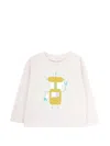 Knot Hello Robot T-shirt In Neutral
