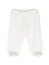 Knot Homer Polka-dot-printed Trousers In White