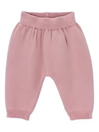 Knot Babies' Jeth Knitted Leggings In Pink
