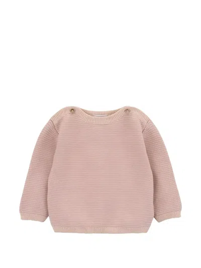 Knot Babies' Jody Knitted Sweater In Pink
