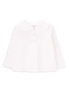 Knot Jolie Stretch-cotton Blouse In Pink
