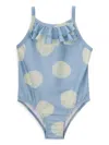 Knot Keiley Swimsuit In Blue
