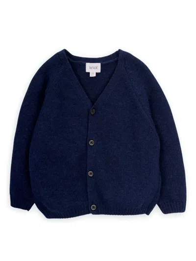 Knot Kids' Kobe Cardigan In Blue