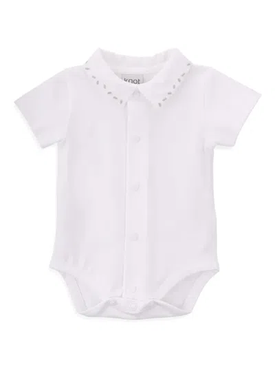Knot Babies' Leaf Body In White