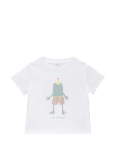 Knot Babies' Let Celebrate T-shirt In White
