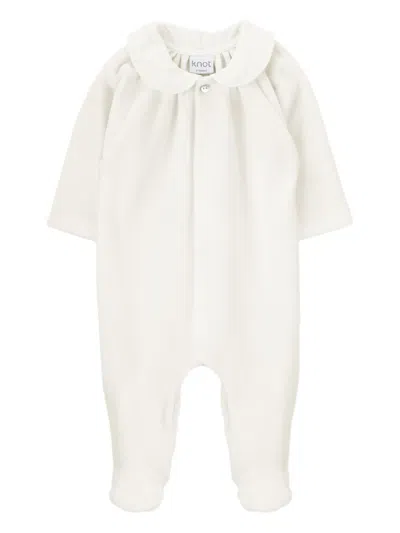 Knot Little Sky Babygrow In White