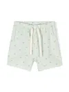 Knot Liz Boat-print Shorts In Green