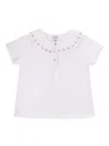Knot Mary Polo Shirt In 白色