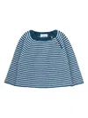 Knot Marine Stripes Striped Sweater In Blue