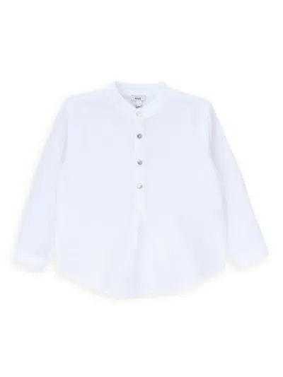 Knot Kids' Marlon Shirt In 白色