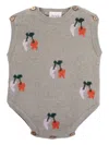 Knot Mary Cherry Knitted Body In Gray