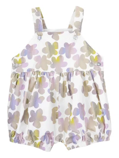 Knot Babies' Marygold Floral-print Overalls In Multi