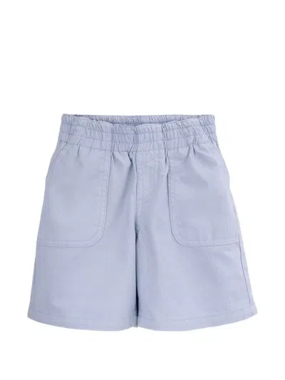 Knot Babies' Matias Patch Pocket Shorts In Blue