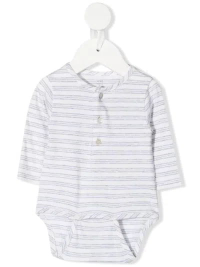 Knot Babies' Mattie Stripe-print Bodysuit In 中性色