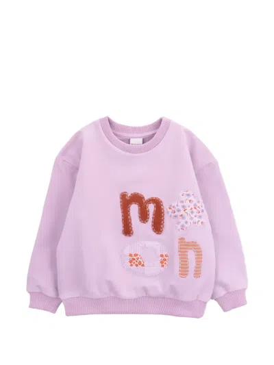 Knot Kids' Moon Star Sweatshirt In Pink