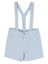Knot Niles Stretch-cotton Shorts In Blue