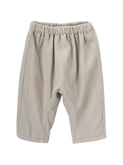 Knot Babies' Orbit Love Corduroy Trousers In Neutral