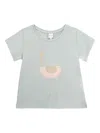 Knot Ostrich-print T-shirt In Green