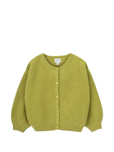 Knot Kids' Peggy Cardigan In Green