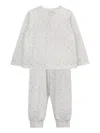 Knot Pencil Dots Pyjamas In White
