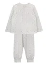 Knot Pencil Dots Trousers (set Of Two) In 白色