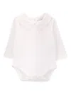 Knot Peter Pan-collar Body In White
