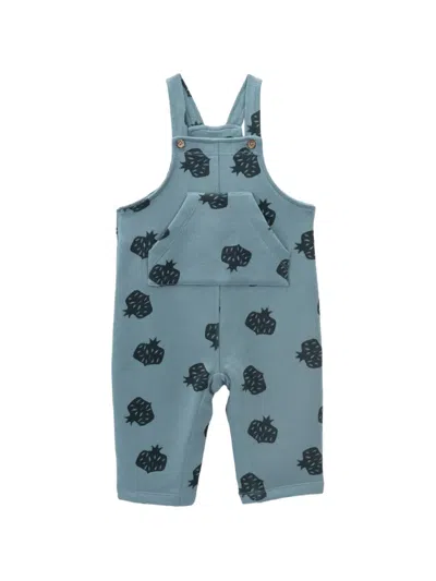 Knot Babies' Pom Pop Dungarees In Blue
