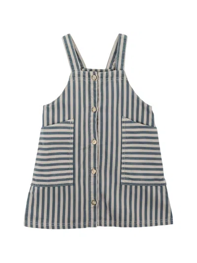 Knot Kids' Posie Striped Dress In Blue