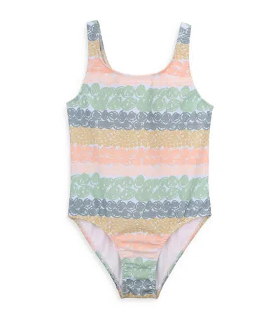 Knot Kids' Printed Lori Swimsuit (3-10 Years) In Grapes
