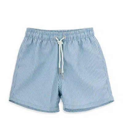 Knot Kids' Printed Parker Shorts (4-10 Years) In Swim Stripes