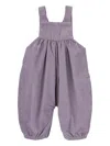 Knot Queen Corduroy Overalls In Purple