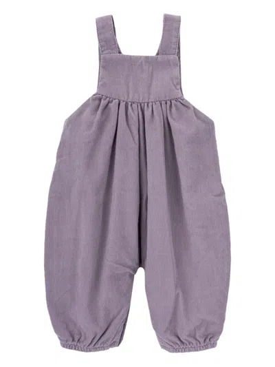 Knot Babies' Queen Corduroy Overalls In Purple