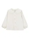 Knot Rhea Ruffled-collar Shirt In White
