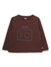 Knot Score Long-sleeve T-shirt In Brown