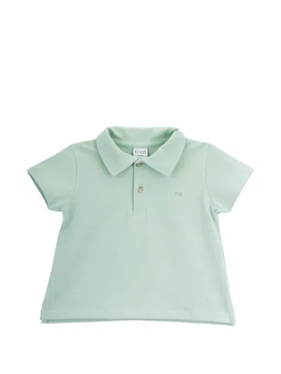 Knot Babies' Sea Poloshirt In Green