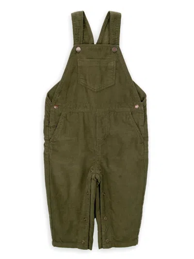 Knot Babies' Shawn Dungarees In Green