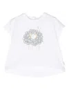Knot Sheep-print T-shirt In White