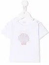 Knot Ice-cream Print T-shirt In White