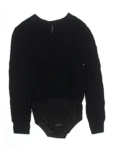 Pre-owned Knot Sisters Bodysuit In Black