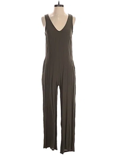 Pre-owned Knot Sisters Jumpsuit In Brown