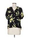 Knot Sisters Short Sleeve Blouse In Yellow