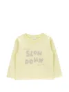 Knot Slow Down T-shirt In Yellow