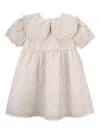 Knot Small Brushes Dress In White