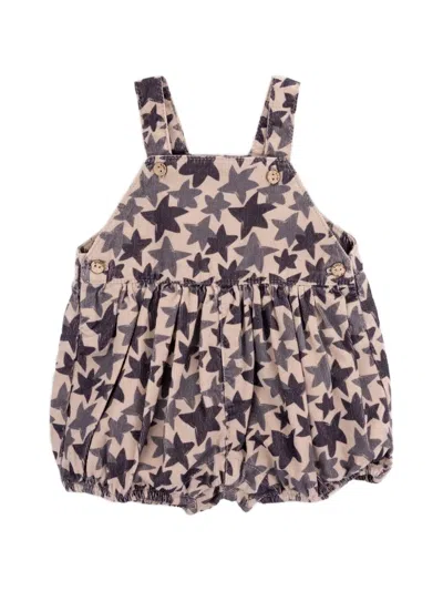 Knot Kids' Star Corduroy Dungaree In Multi
