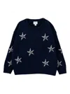 Knot Starry Night Star-embroidered Sweater In Blue