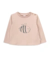 KNOT STRETCH-COTTON BEE T-SHIRT (3-8 YEARS)