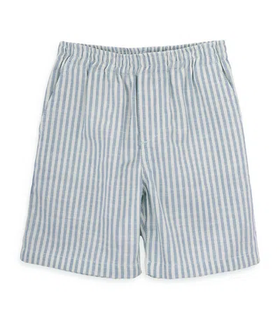 Knot Kids' Striped Julien Shorts (3-8 Years) In Swim Stripes